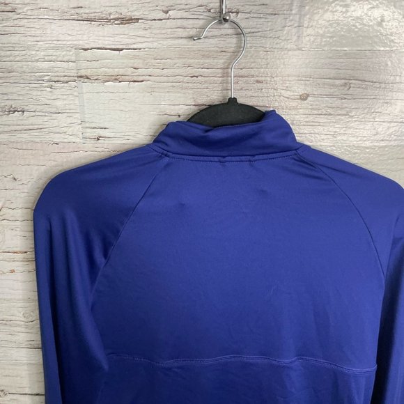 Adidas sweater jacket athletic size small purple blue with black stripes small - Picture 12 of 12